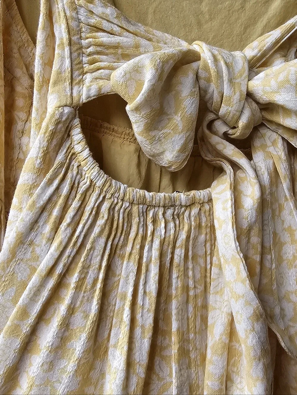 American Eagle Yellow Babydoll Dress - Picture 3 of 5